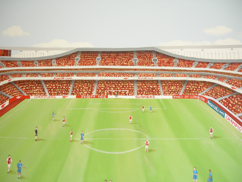 football wall mural