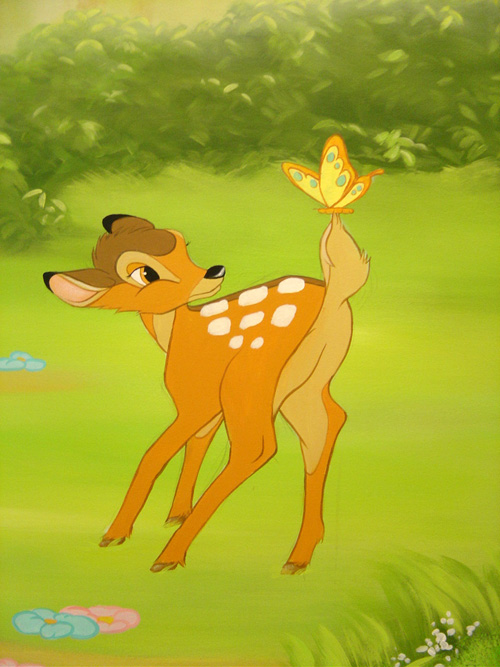 bambi wall painting