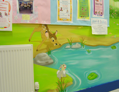 disney wall mural