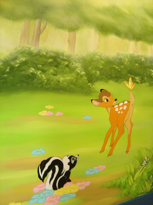 bambi mural