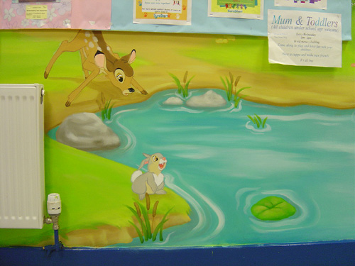 nursery mural