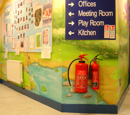 childrens wall painting