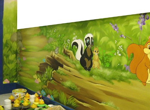 tree mural