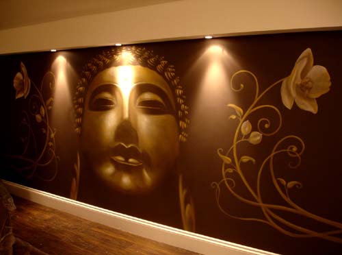 buddha wall painting